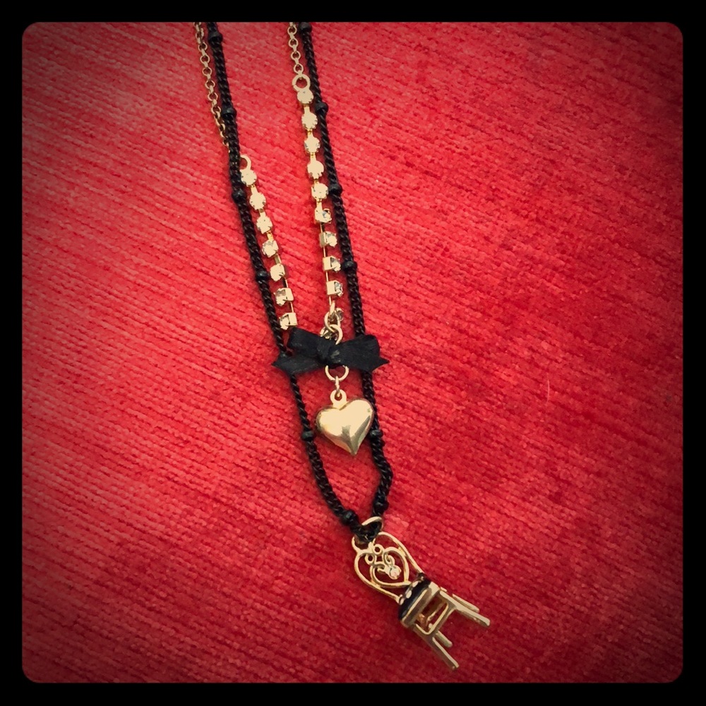 Betsey Johnson Double Strand Necklace